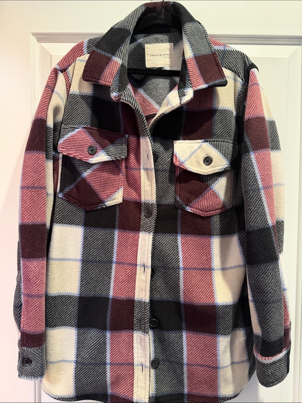 Thread & Supply Fleece Shacket